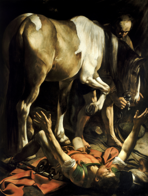 聖保羅的皈依，卡拉瓦喬畫作