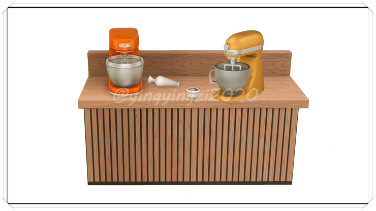 A-Dough-Able紙杯蛋糕機+Bake It Up組合+小空間食品儲藏室組合：模擬廚師機