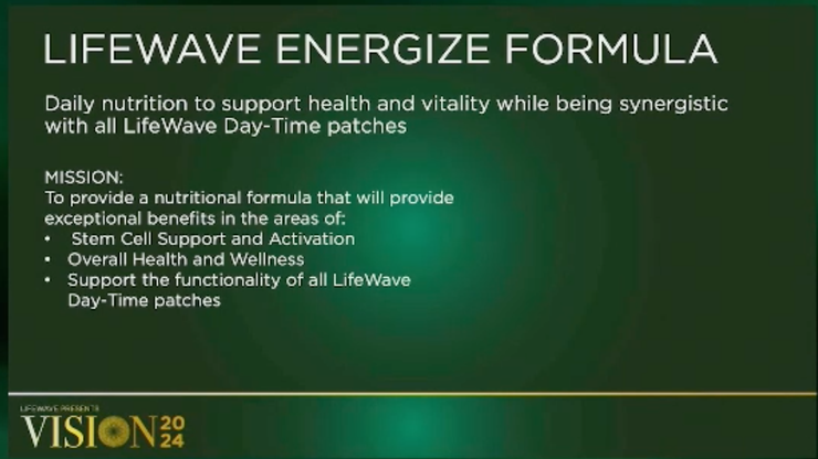 萊威能量配方，支持與活化幹細胞 整體健康福祉 支持所有萊威日間貼片