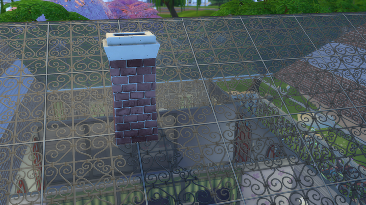 透明的屋頂是 The Sims獨有！現實中也可能有，一般都在商場吧。家居用透明頂我覺得挺不自在，但給小人住沒所謂啦。實際來說可以增加自然光，但缺點是很熱，不過在The Sims似乎沒有影響。