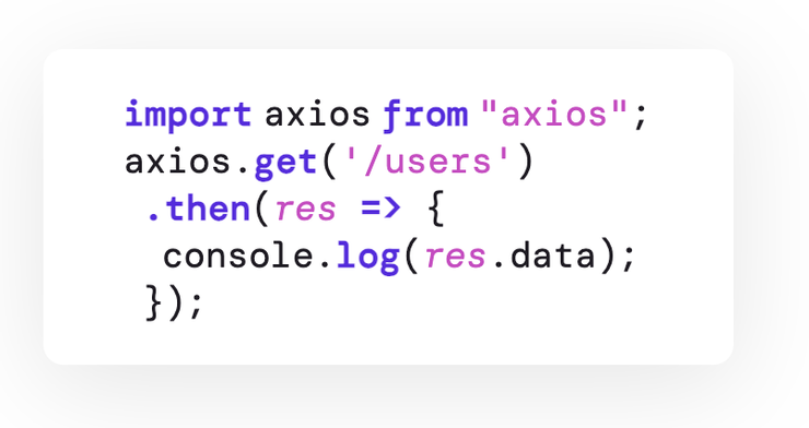 axios 是基於 XMLHttpRequest 和 Promise 的 http request 套件