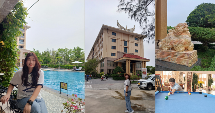 Mường Thanh Holiday Hoi An Hotel 門口和游泳池和撞球