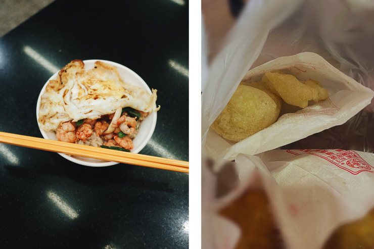 這次台灣行他印象最深刻的美食是台南的集品蝦仁飯和白糖粿。Photo by YUNOSUKE