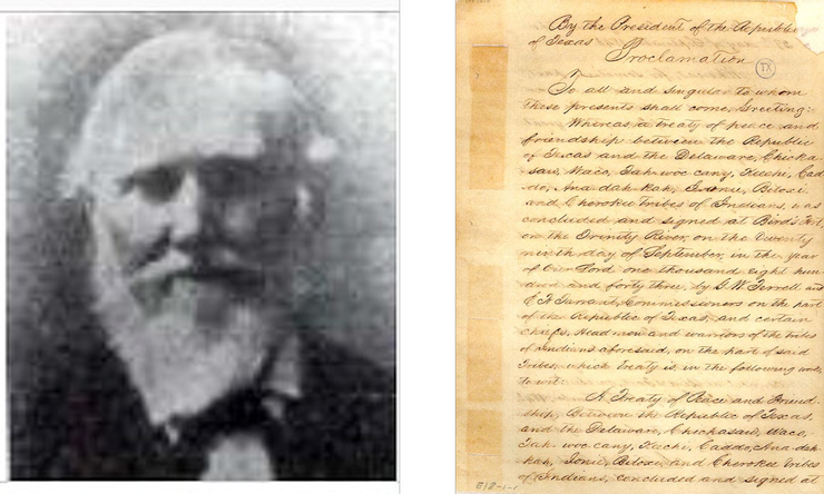 塔蘭特准將與伯德堡條約正本，全文及影像檔可在德克薩斯州立圖書檔案館網站找到。