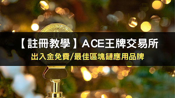ACE王牌數位貨幣交易所 用手機也可以註冊喔