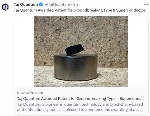 Taj Quantum關於TypeII的推文/Twitter