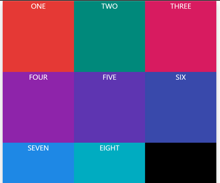 grid-template-columns: 1fr 1fr 1fr;