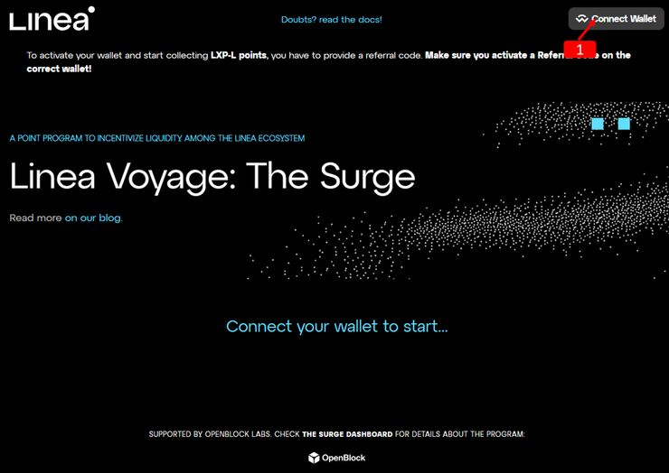 官方網頁：Linea Voyage: The Surge
