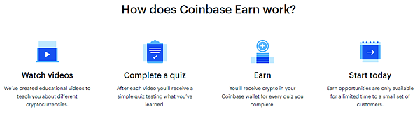 Coinbase Earn 介紹&註冊教學 免費獲得加密貨幣