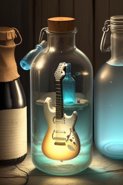 瓶子裡的吉他