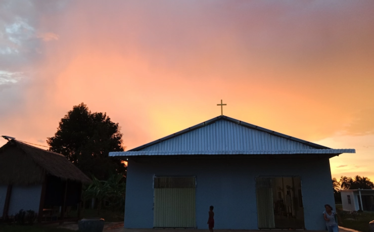 Our Village Church in Cambodia/ Photo by Eric H 