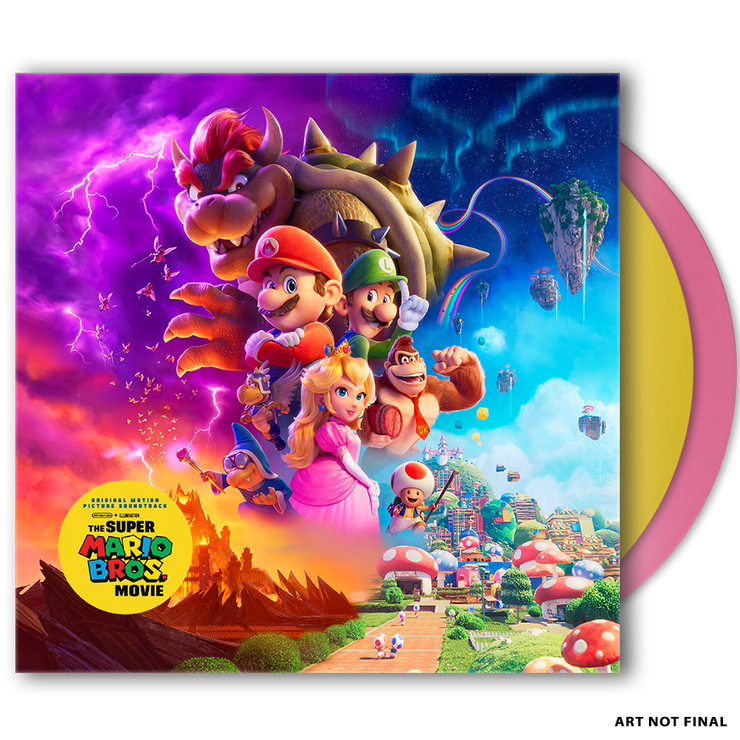 [限量版] The Super Mario Bros. Movie Soundtrack (2LP) [粉紅 & 黃]