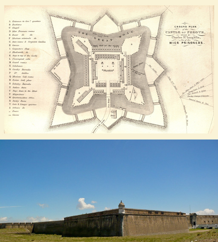 佩羅特監獄，正式名稱為聖卡洛斯要塞（Fortaleza de San Carlos, Perote），建立於1770年代，原本是殖民時期的堡壘，墨西哥獨立後改建為軍事學院，1840年代起斷斷續續作為監獄使用，直到2007年對外開放為博物館。
