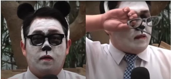 福寶回國前最後一天上班：記者仿熊貓妝，難過落淚