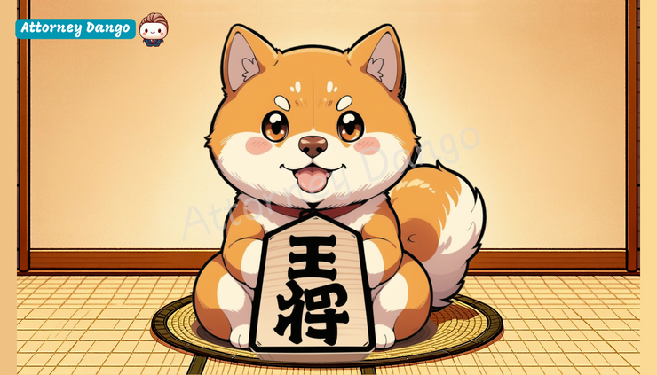 Shibainu with shogi