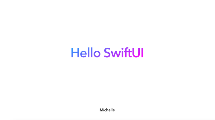 Hello SwiftUI!