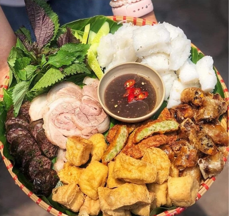 越南河內美食—炸豆腐佐蝦醬