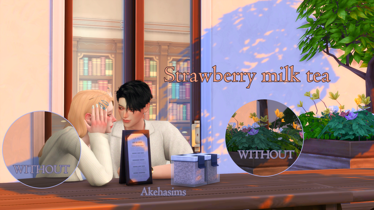 strawberry milk tea by  malixa