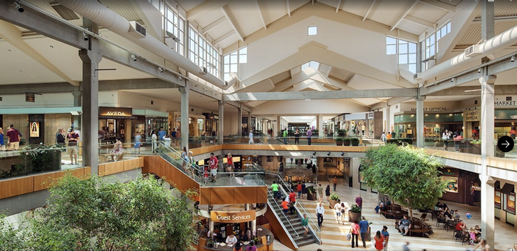 Bellevue Square Shopping Center 是座寬廣又漂亮舒適的大型購物廣場。（圖截自網路）