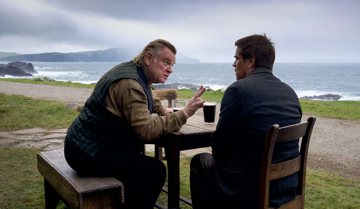 Brendan Gleeson and Colin Farrell in The Banshees of Inisherin. (Jonathan Hession/Searchlight Pictures)

