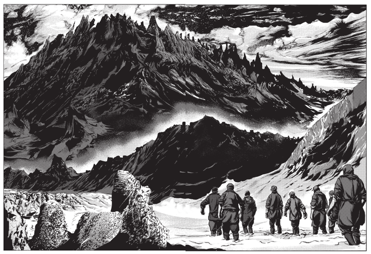 霍德華．菲力普斯．洛夫克拉夫《瘋狂山脈》漫畫版劇照
