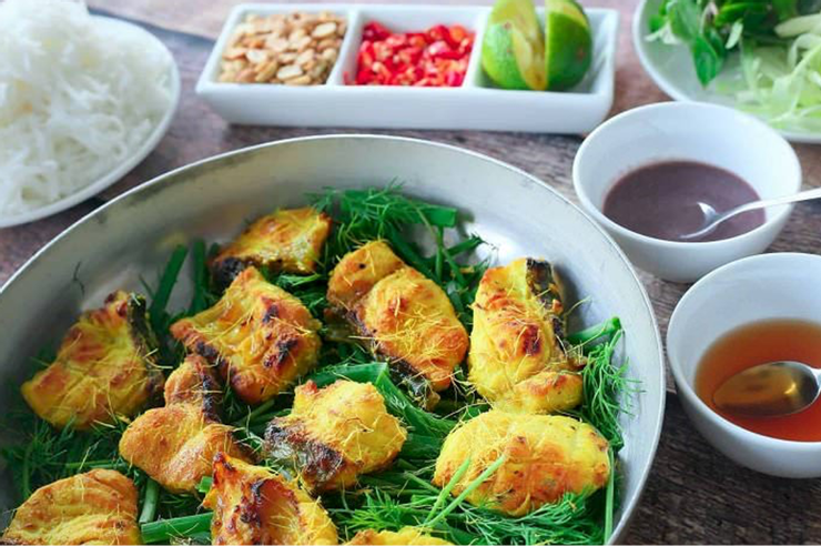 越南河內美食—香煎魚肉米線