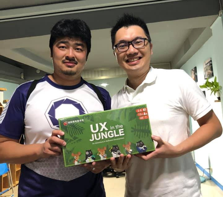 筆者與遊戲化大師周郁凱（圖左）與於 2019年的合影