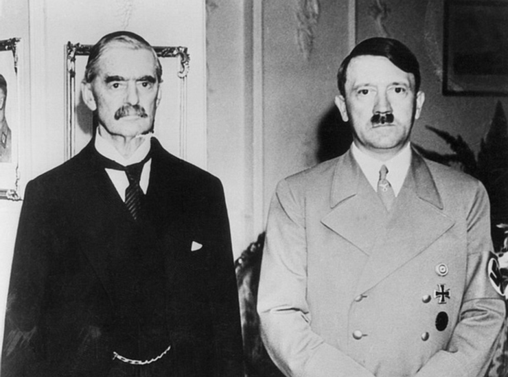希特勒和张伯伦（1938年）