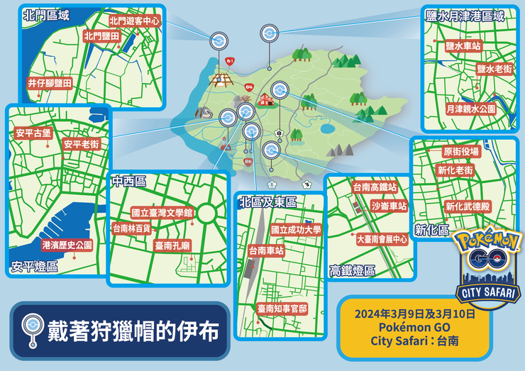 2024 City Safari：台南_七大主題區域