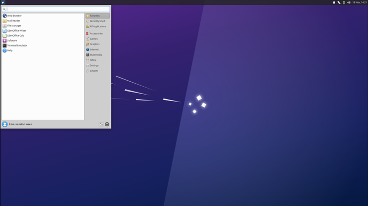 Xfce桌面環境，Xubuntu系統預設桌面