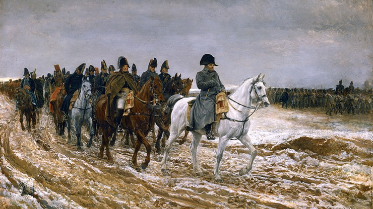 描繪拿破崙與大軍團殘部返國途中，遭遇普魯士軍隊聯合俄羅斯反擊的萊昂戰役