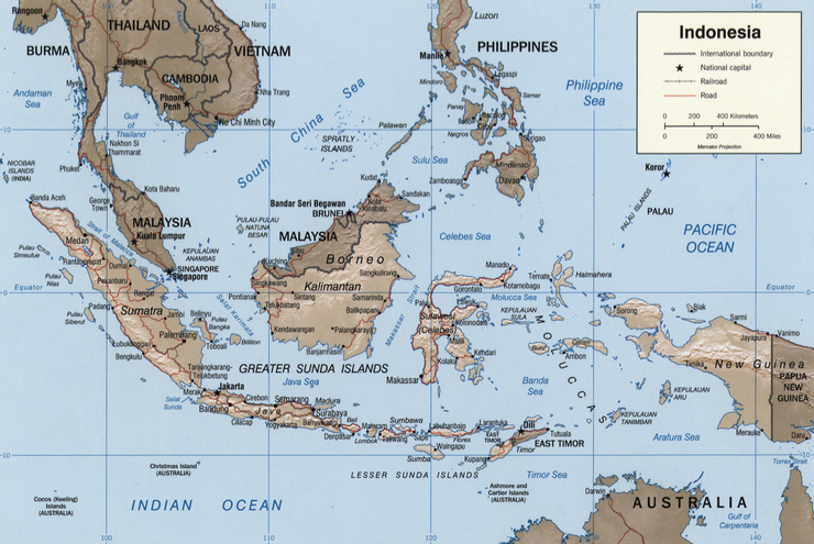 圖｜印尼地圖