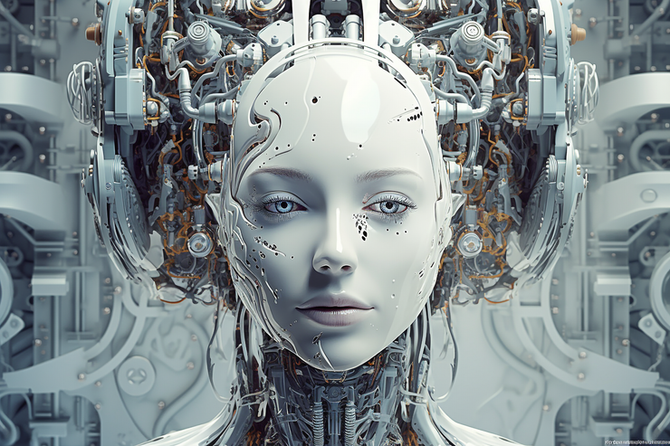 人類與AI人工智能-圖片來源：Pixabay