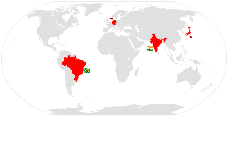 G4國家分布