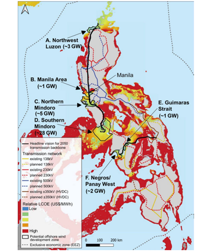 source: World Bank, Offshore Wind Roadmap for the Philippines