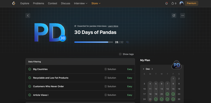 30 Days of Pandas