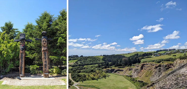 圖左：Songpa Garden；圖右：Halswell Quarry