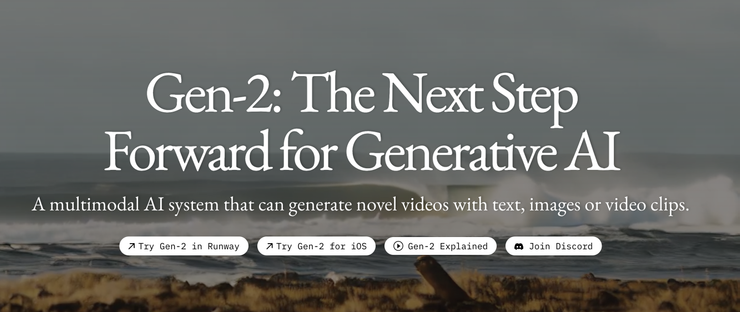 Gen-2的誕生用文字生影片,圖片生成影片,全新創新技術令人驚艷