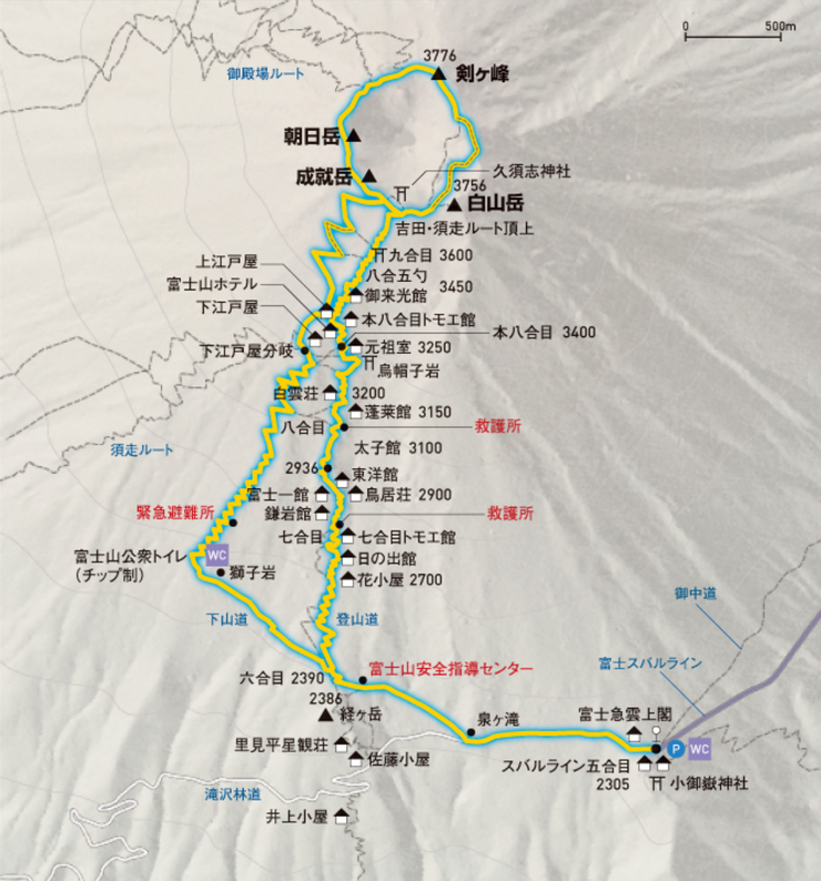 圖／吉田線，富士山資訊網提供