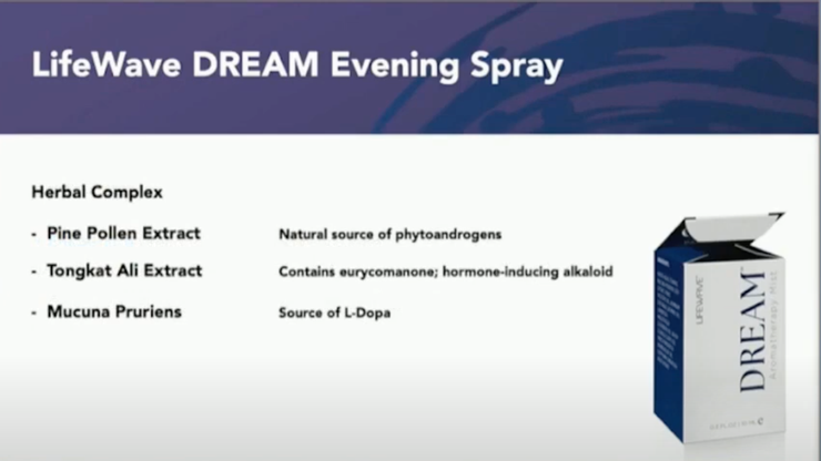 Dream 噴霧成分： 1.松花粉 2.東革阿里 3.刺毛黧豆 - 多巴胺來源