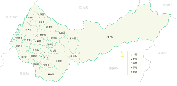 區域導覽－臺中觀光旅遊網Taichung Tourism