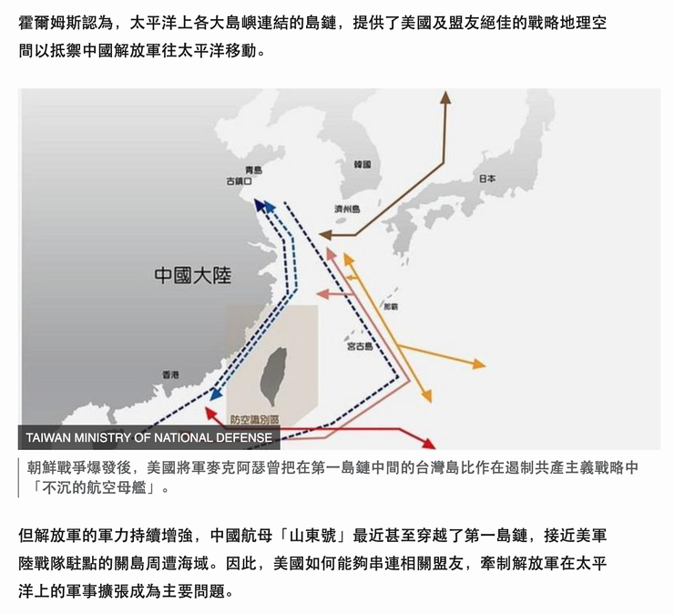 第一島鏈：拜登重新串連亞洲盟友與中國的突圍