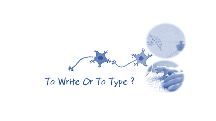 To Write Or To Type is a question of brain connections