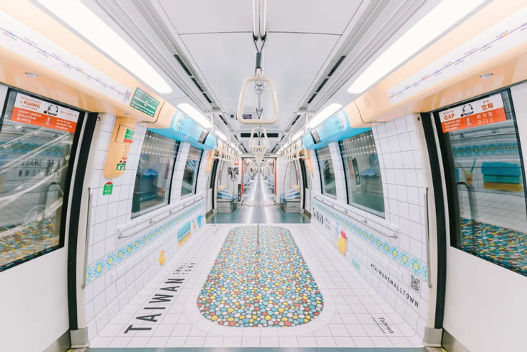 台灣古早味浴室躍上新加坡地鐵！