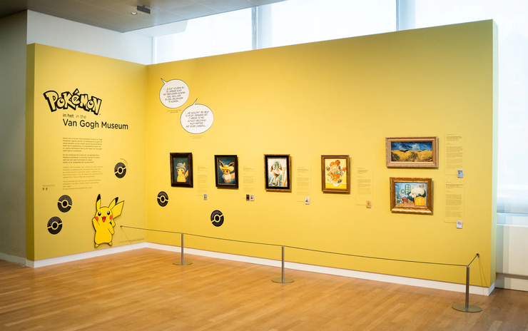 Pokémon x Van Gogh Museum presentation. Photo: Sven Mooij. 圖片來源：梵谷博物館