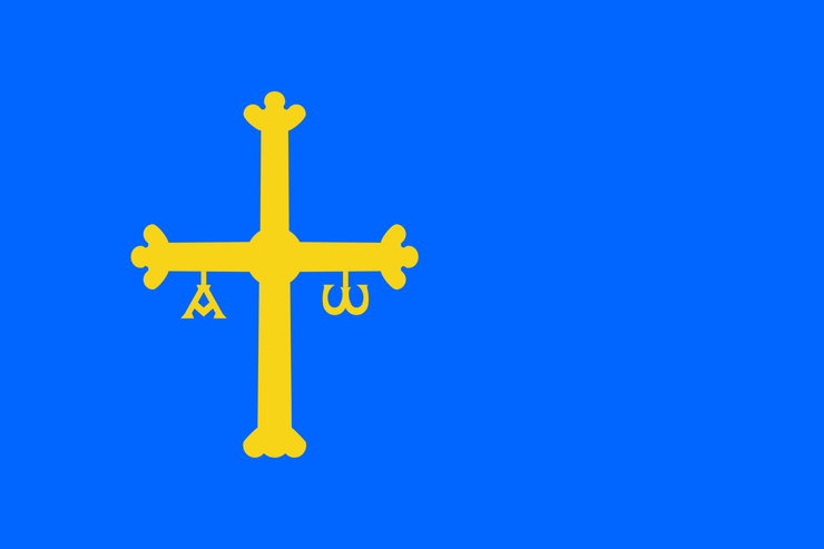 阿斯圖里亞斯親王國國旗