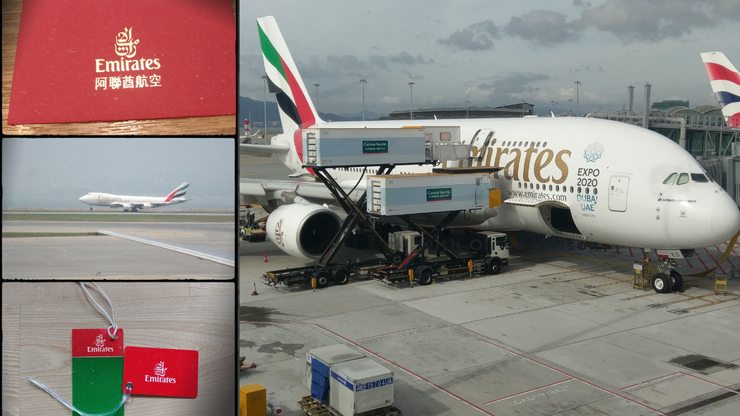阿聯酋的A380飛機和747貨機!還有紅包袋和行李牌!