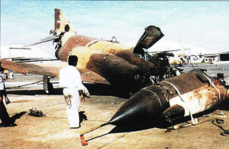 開戰首日唯一被擊毀的伊朗戰鬥機，但伊朗技術團隊後來還是成功修復了它。