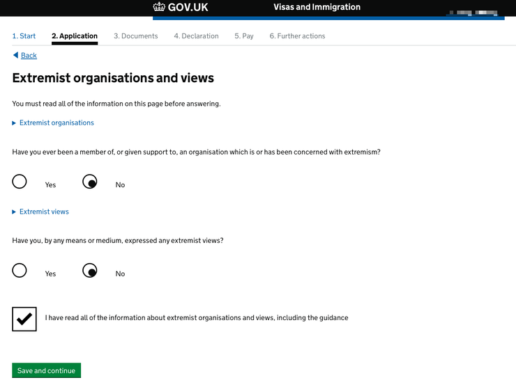 Extremist organisations and views