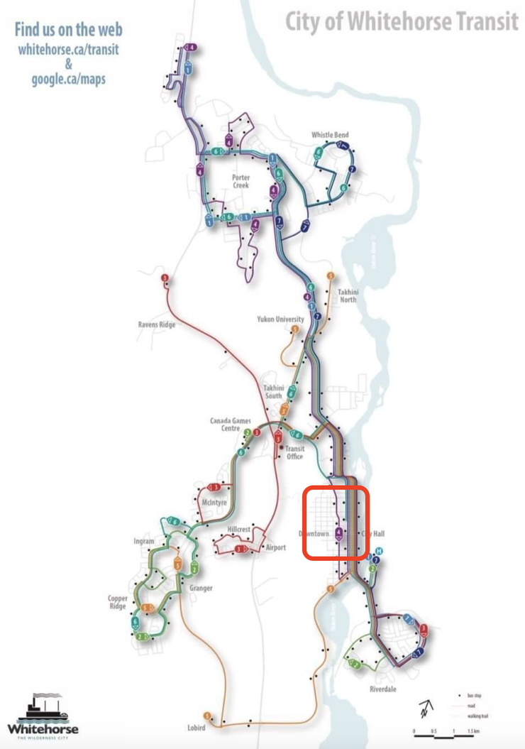 白馬市公車路線圖